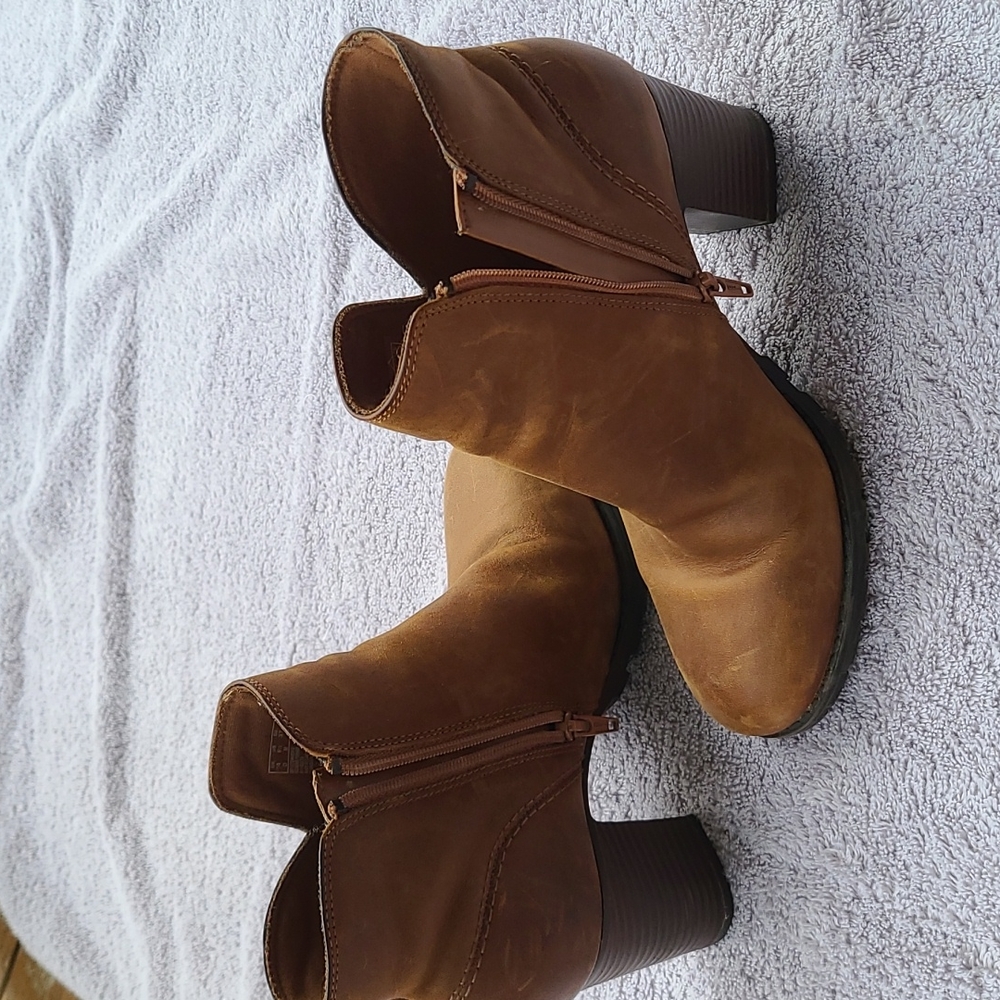 Clark's Leather Ankle Boots